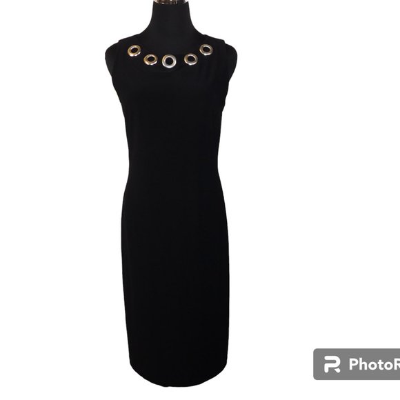 Joseph Ribkoff Dresses & Skirts - Joseph Ribkoff Sleeveless Black Sheath Dress Stretch Size 10